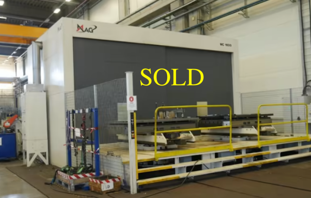 MAG G &amp; L HBM MC1600 Twin Pallet CNC Horizontal Borer. — CNC machines in the GUAX AB inventory
