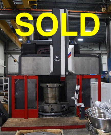 FERMAT FTL V2600 CNC Vertical Borer. — CNC machines in the GUAX AB inventory