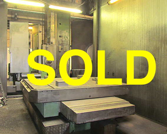 CNC Horisontal Borer Ram Type TOS WPD 130 — CNC machines in the GUAX AB inventory