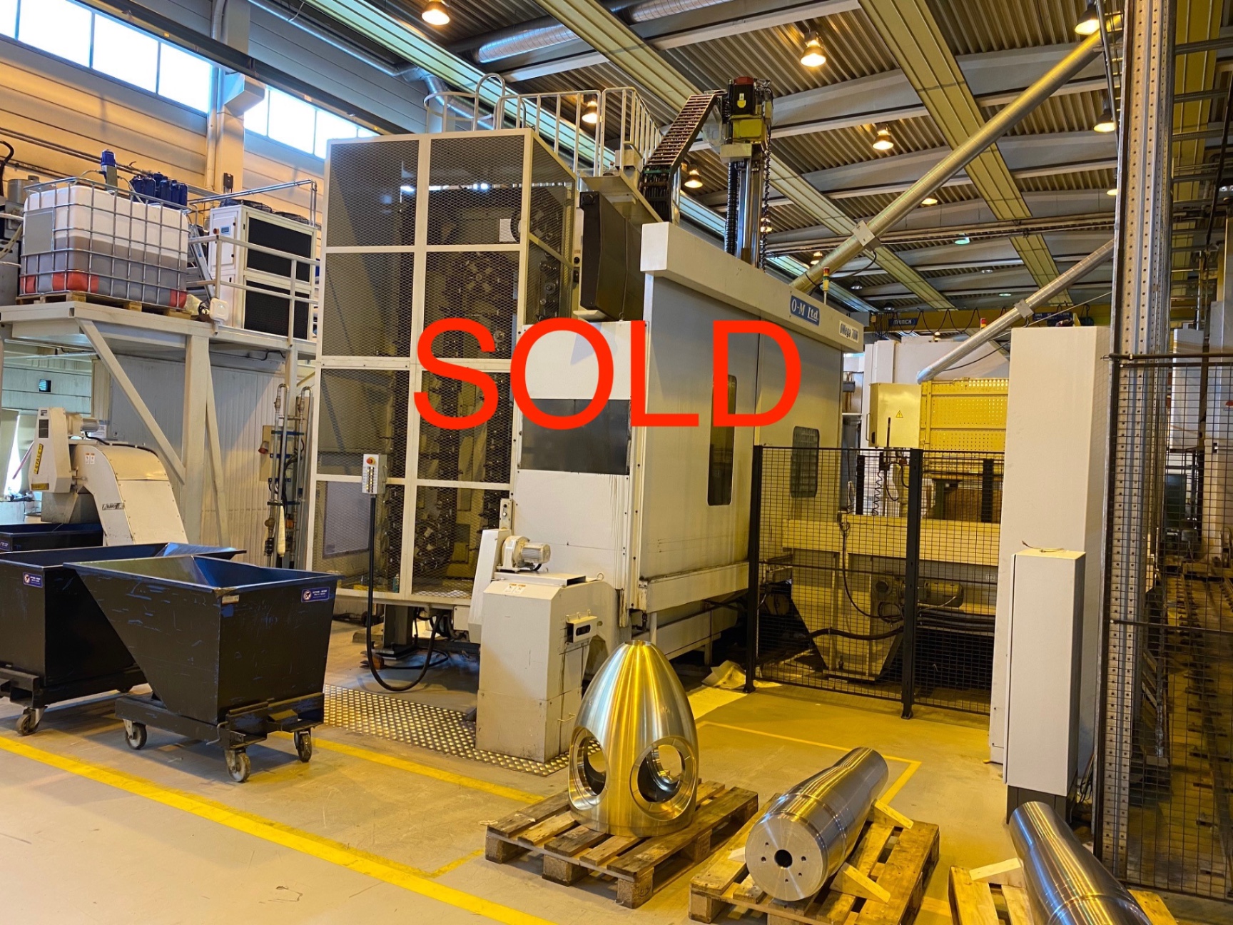 O-M Omega 70 MS — CNC machines in the GUAX AB inventory